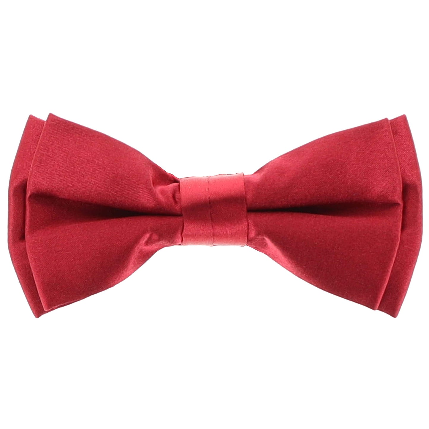 Vittorio Farina Boy's Solid Silky Bow Tie by Classy Cufflinks - boys-wine - Classy Cufflinks