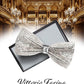 Vittorio Farina Crystal Bow Tie - brs - 04 - Classy Cufflinks