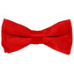 Vittorio Farina Boy's Pretied Solid Silky Satin Bow Tie