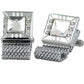 Vittorio Vico Colorful Crystal Chain Cufflinks in Gift Box