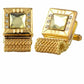 Vittorio Vico Colorful Crystal Chain Cufflinks in Gift Box