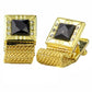 Vittorio Vico Colorful Crystal Chain Cufflinks in Gift Box