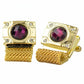 Vittorio Vico Colorful Crystal Chain Cufflinks in Gift Box