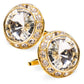 Vittorio Vico Large Bling Colorstone Cufflinks: CL15XX Series - cl - 1502 - Classy Cufflinks