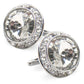 Vittorio Vico Large Bling Colorstone Cufflinks: CL15XX Series - cl - 1503 - Classy Cufflinks