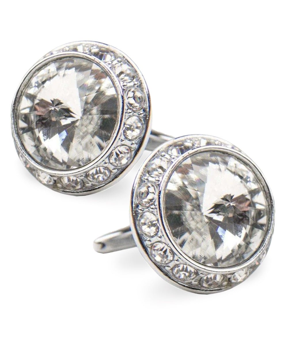 Vittorio Vico Large Bling Colorstone Cufflinks: CL15XX Series - cl - 1503 - Classy Cufflinks