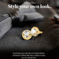 Vittorio Vico Button Colorstone Cufflinks: CL18XX Series - cl - 1802 - Classy Cufflinks