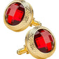 Vittorio Vico Button Colorstone Cufflinks: CL18XX Series - cl - 1804 - Classy Cufflinks