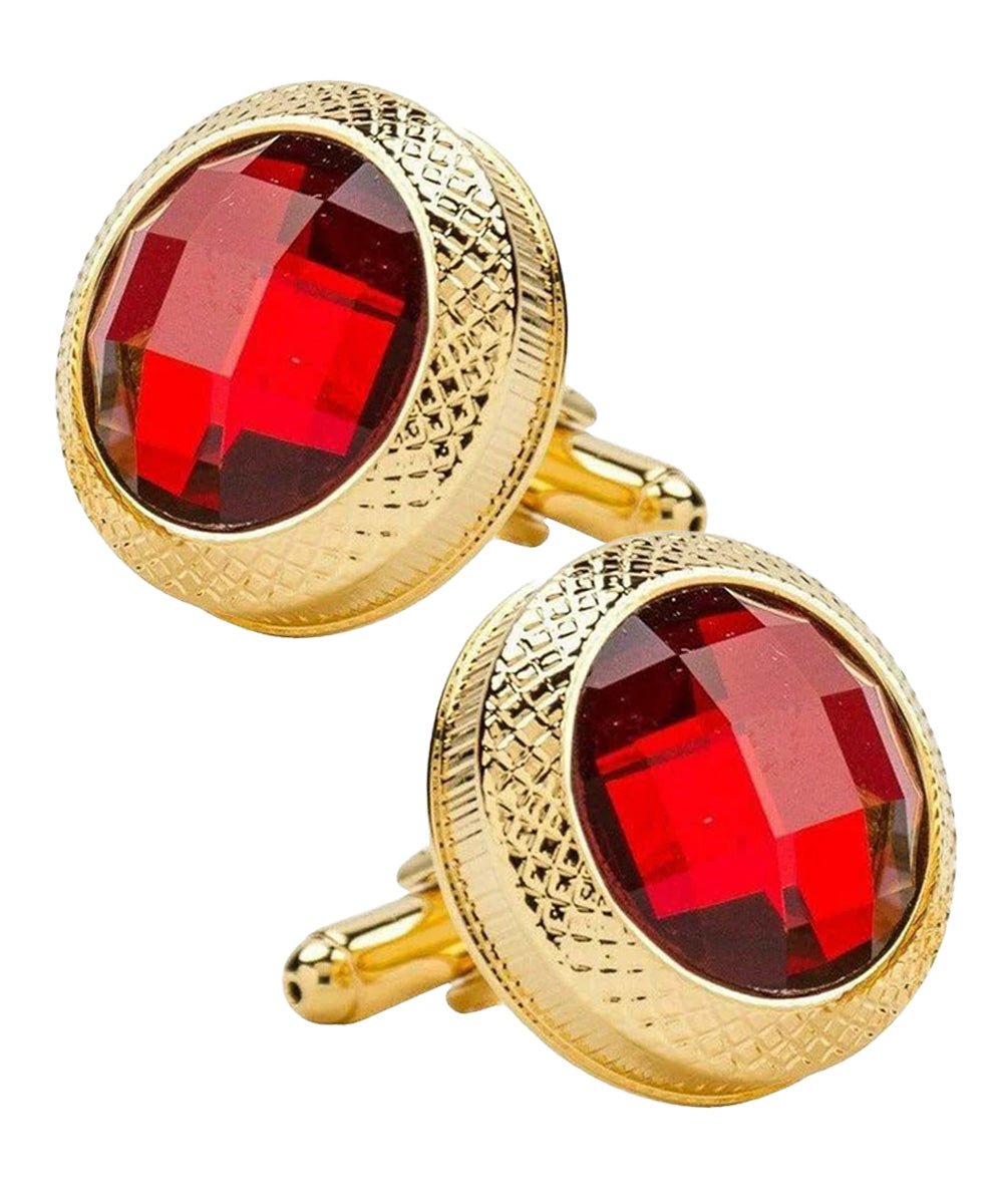 Vittorio Vico Button Colorstone Cufflinks: CL18XX Series - cl - 1804 - Classy Cufflinks