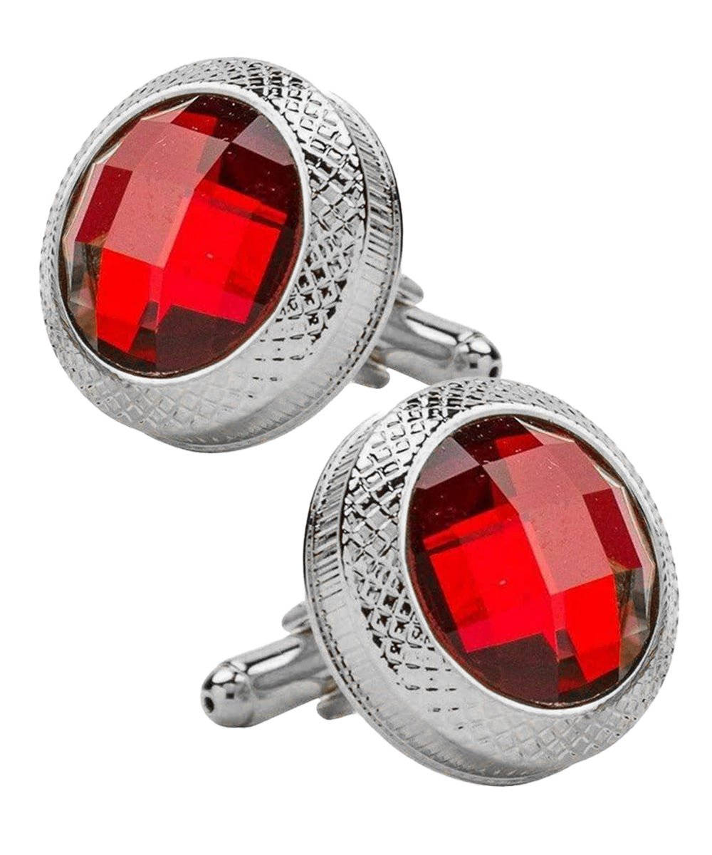 Vittorio Vico Button Colorstone Cufflinks: CL18XX Series - cl - 1805 - Classy Cufflinks