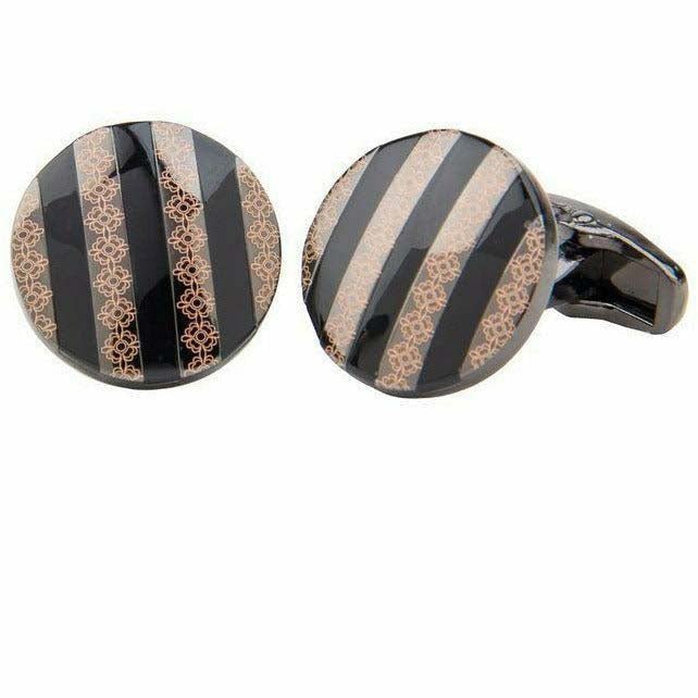 Vittorio Vico Gold & Silver Oversized Cufflinks (CL2000 Series Ver. 02) - CL-2012 - Classy Cufflinks