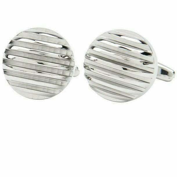 Vittorio Vico Gold & Silver Oversized Cufflinks (CL2000 Series Ver. 02) - cl-2031 - Classy Cufflinks