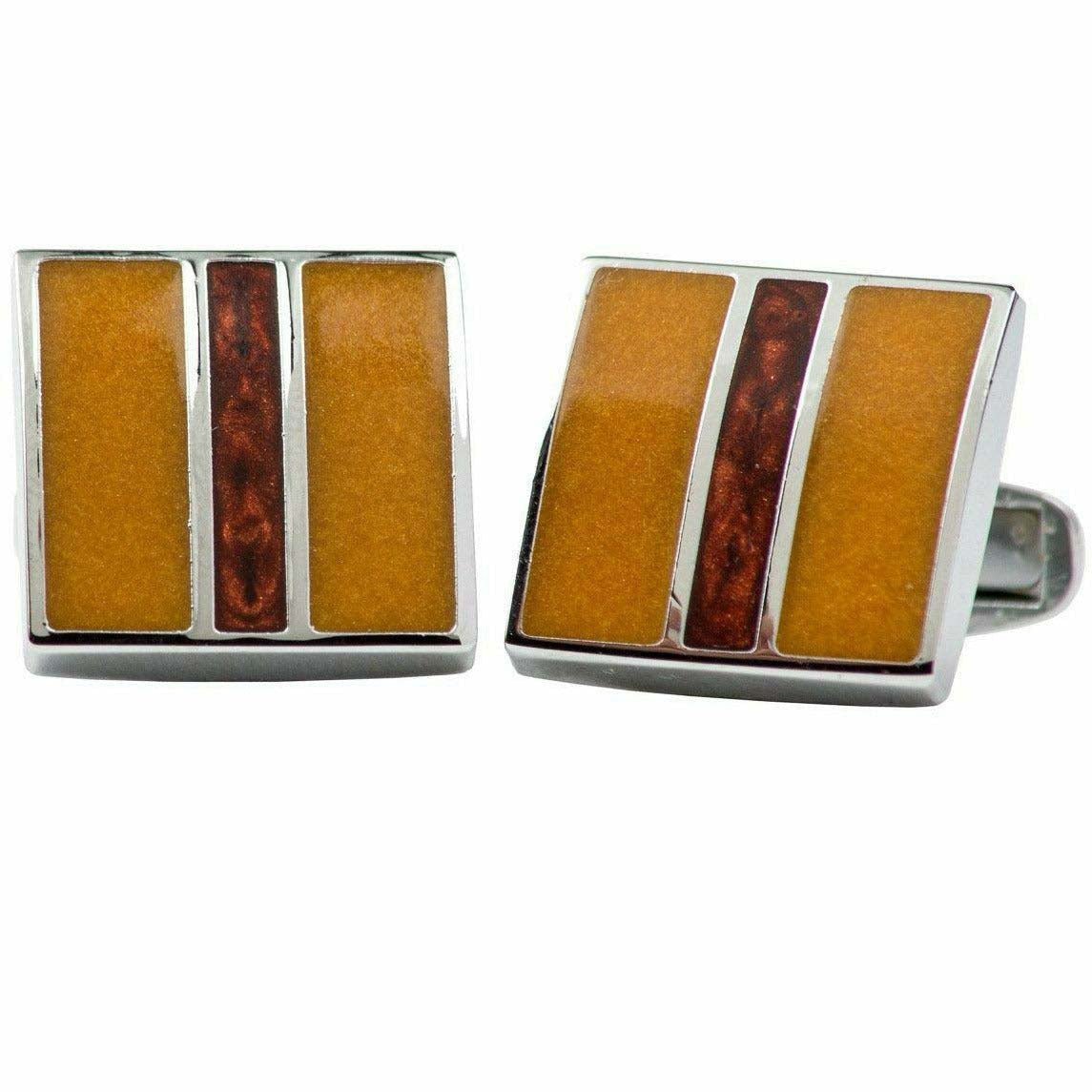 Vittorio Vico Gold & Silver Oversized Cufflinks (CL2000 Series Ver. 02) - cl-2061 - Classy Cufflinks