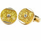 Vittorio Vico Gold & Silver Oversized Cufflinks (CL2000 Series Ver. 02) - cl-2066 - Classy Cufflinks