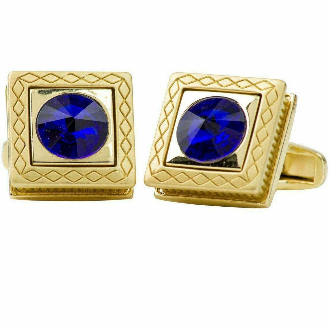 Vittorio Vico Gold & Silver Oversized Cufflinks (CL2000 Series Ver. 02) - cl-2076 - Classy Cufflinks