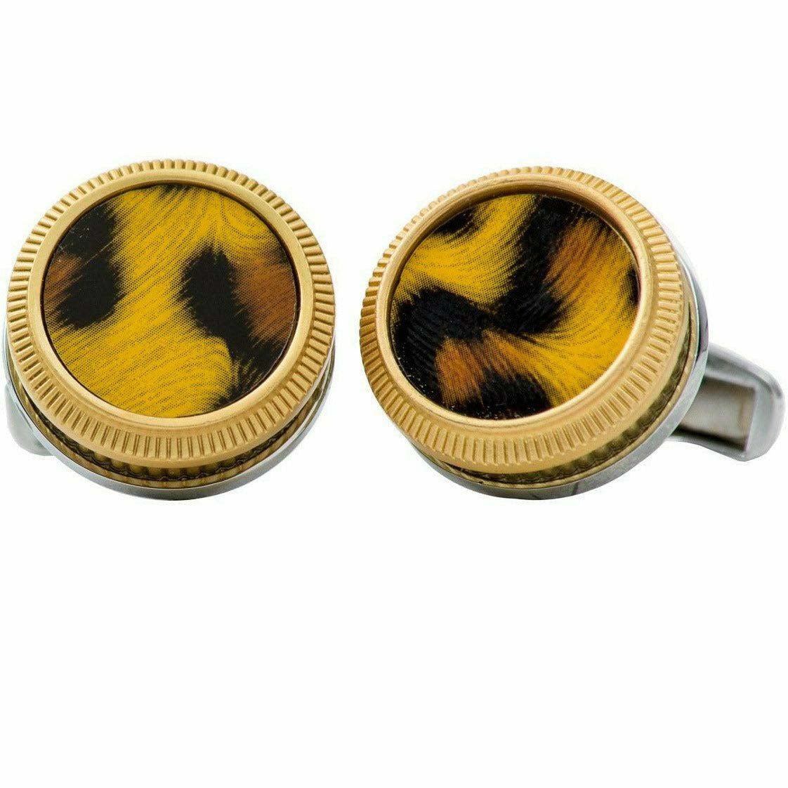 Vittorio Vico Gold & Silver Oversized Cufflinks (CL2000 Series Ver. 02) - cl-2077 - Classy Cufflinks