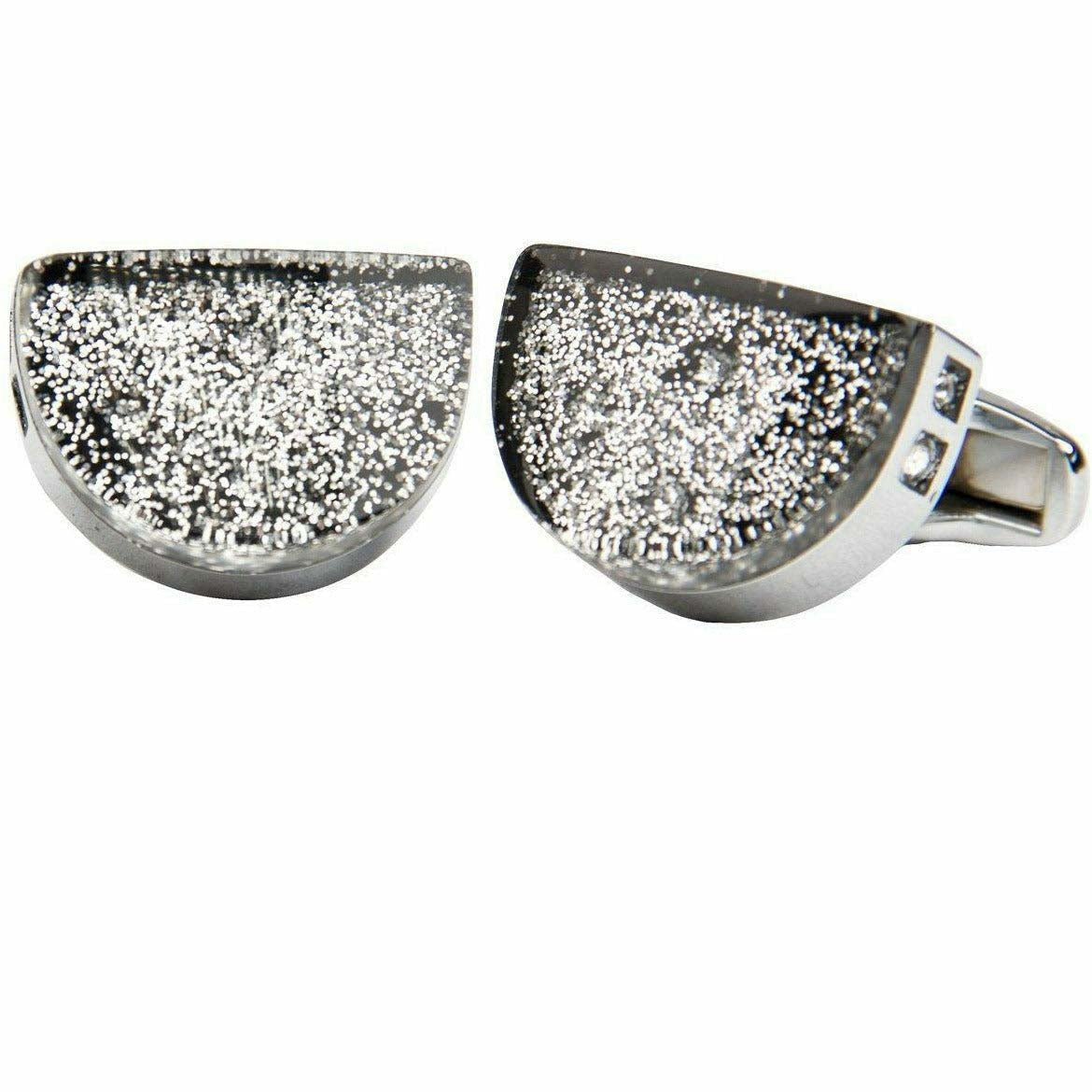 Vittorio Vico Gold & Silver Oversized Cufflinks (CL2000 Series Ver. 02) - cl-2081 - Classy Cufflinks