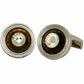 Vittorio Vico Gold & Silver Oversized Cufflinks (CL2000 Series Ver. 02) - CL-2335 - Classy Cufflinks