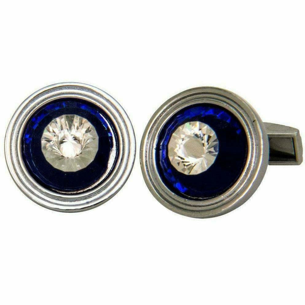 Vittorio Vico Gold & Silver Oversized Cufflinks (CL2000 Series Ver. 02) - CL-2336 - Classy Cufflinks