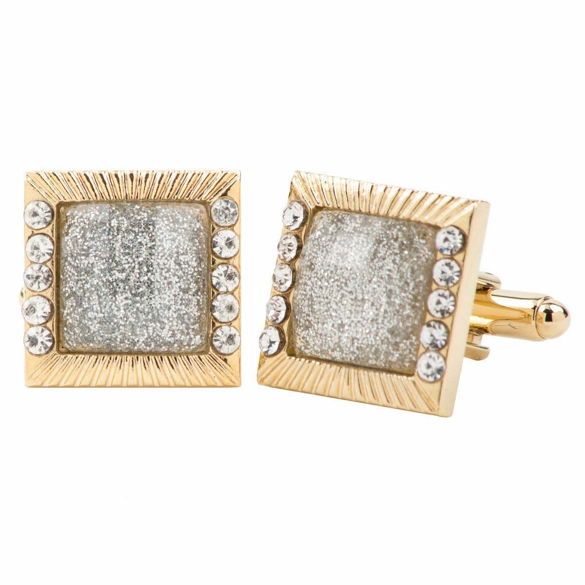 Vittorio Vico Gold & Silver Novelty Cufflinks (CL 6000 Series Ver. 02) by Classy Cufflinks - CL 6189G - Classy Cufflinks