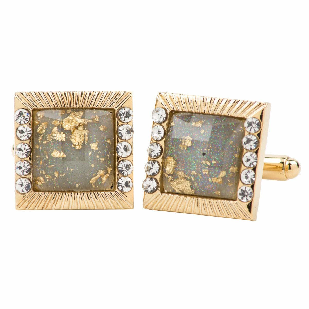 Vittorio Vico Gold & Silver Novelty Cufflinks (CL 6000 Series Ver. 02) by Classy Cufflinks - CL-6190G - Classy Cufflinks