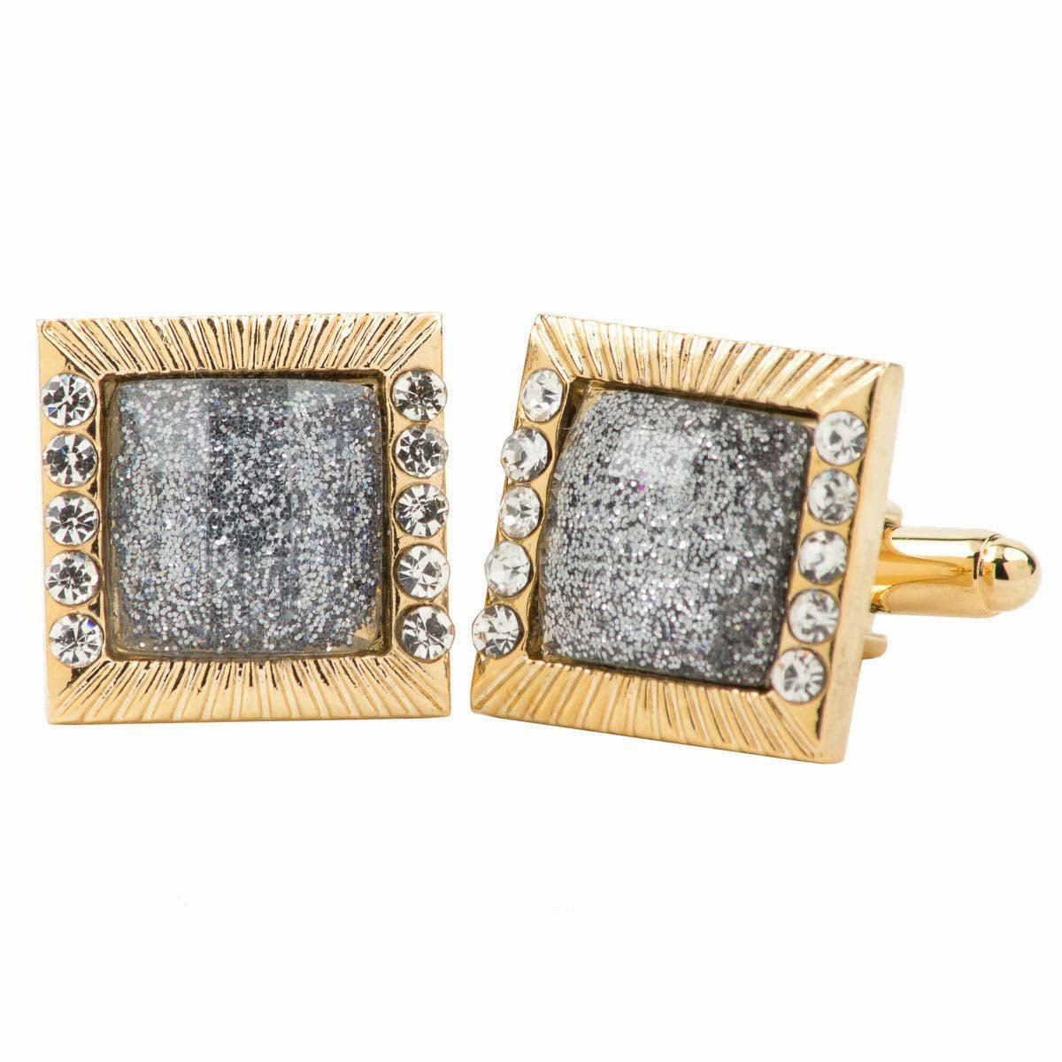 Vittorio Vico Gold & Silver Novelty Cufflinks (CL 6000 Series Ver. 02) by Classy Cufflinks - CL-6194G - Classy Cufflinks