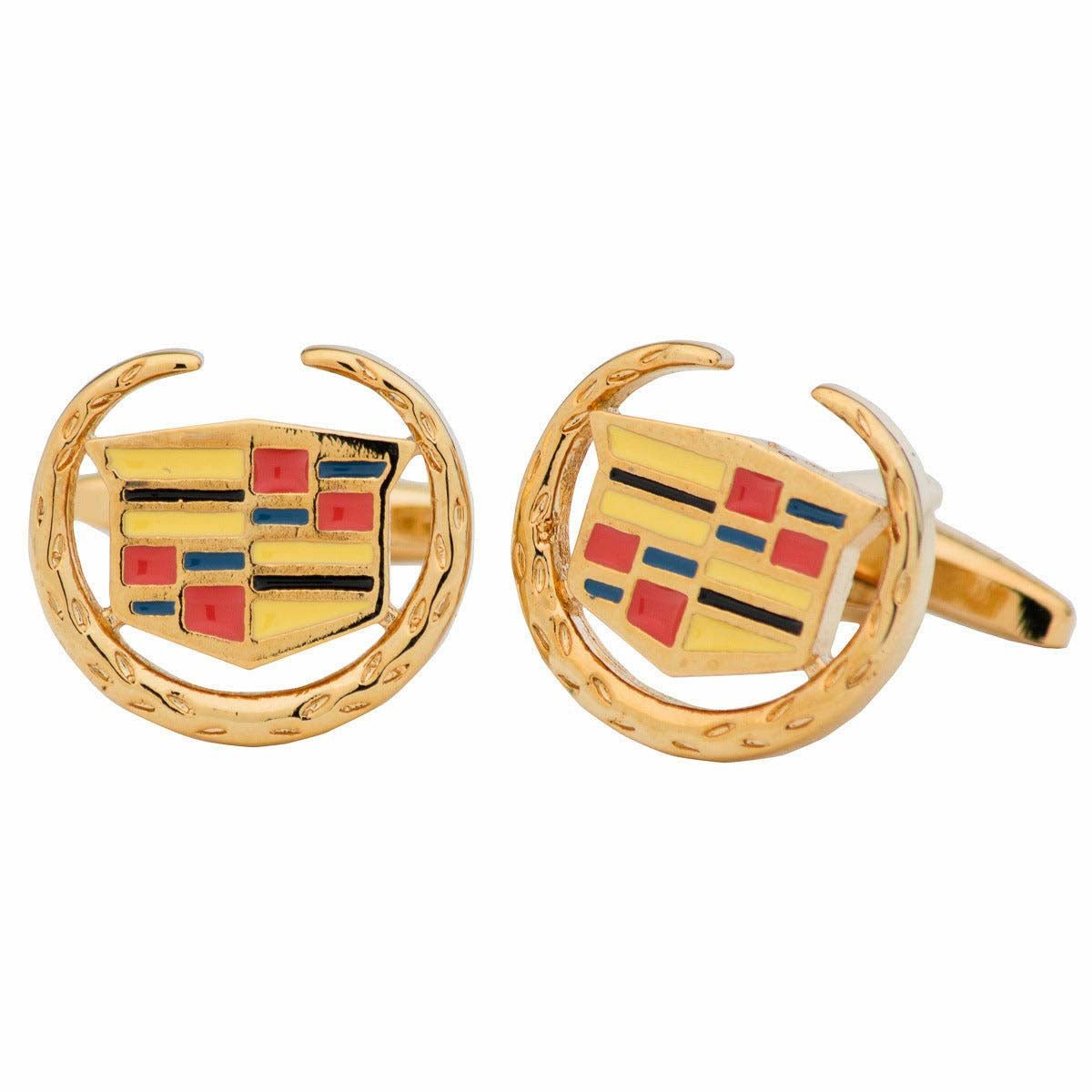 Vittorio Vico Gold & Silver Novelty Cufflinks (CL 6000 Series Ver. 03) by Classy Cufflinks - CL-6201G - Classy Cufflinks