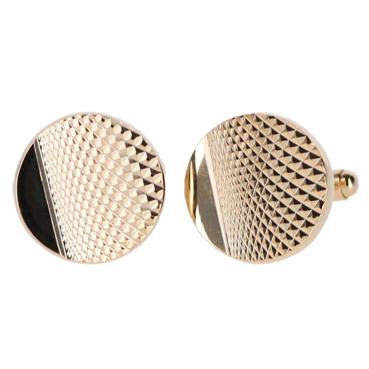 Vittorio Vico Gold & Silver Novelty Cufflinks (CL 6000 Series Ver. 03) by Classy Cufflinks - CL-6220 - Classy Cufflinks