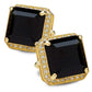 Vittorio Vico Large Big Square Crystal Colorstone Cufflinks: CL 70XX Series - CL - 7000 - Classy Cufflinks