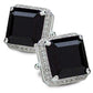 Vittorio Vico Large Big Square Crystal Colorstone Cufflinks: CL 70XX Series - CL - 7001 - Classy Cufflinks