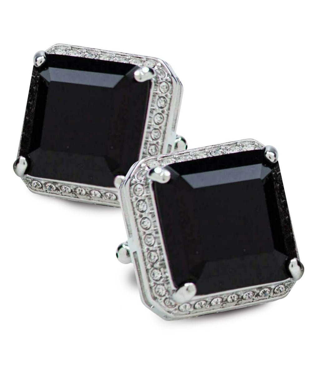 Vittorio Vico Large Big Square Crystal Colorstone Cufflinks: CL 70XX Series - CL - 7001 - Classy Cufflinks