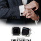 Vittorio Vico Large Big Square Crystal Colorstone Cufflinks: CL 70XX Series - CL - 7001 - Classy Cufflinks