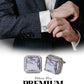 Vittorio Vico Large Big Square Crystal Colorstone Cufflinks: CL 70XX Series - CL - 7003 - Classy Cufflinks