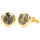 Vittorio Vico Gold & Silver Fine Novelty Cufflinks (CL 8000 Series) - CL-8160G - Classy Cufflinks