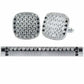 Vittorio Vico Silver Rhinestone Cufflinks & Tie Bar Set - CR-071 - Classy Cufflinks