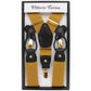 Vittorio Farina Men's Convertible Suspender in Gift Box: 70% Polyester & 30% Elastomer