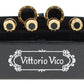 Vittorio Vico Men's Gold Cufflink & Stud Sets in Gift Box