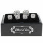 Vittorio Vico Silver Cufflinks & Stud Sets by Classy Cufflinks - fs-213-silver - Classy Cufflinks