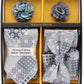 Vittorio Farina Gift Box Ver. 02 (Necktie, Bow Tie, Pocket Squares and Flower Lapel Pin) by Classy Cufflinks - GB-21050 - Classy Cufflinks