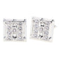 Vittorio Vico Rhinestone Initial Cufflinks in Gift Box