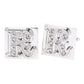 Vittorio Vico Rhinestone Initial Cufflinks in Gift Box