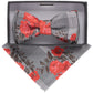 Vittorio Farina Boy's Designer Floral Print Print Bow Tie & Pocket Square by Classy Cufflinks - KBH-073 - Classy Cufflinks