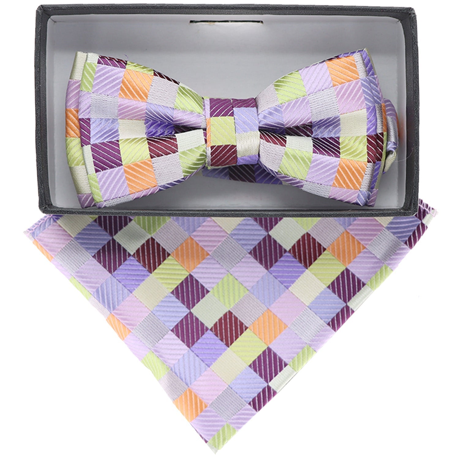 Vittorio Farina Boy's Designer Floral Print Print Bow Tie & Pocket Square by Classy Cufflinks - KBH-1022 - Classy Cufflinks