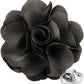 Vittorio Vico Men's Formal Solid Flower Lapel Pin: Flower Pin Suit Accessories Pins for Suit or Tuxedo - lapelsolid-58charcoal - Classy Cufflinks