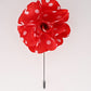 Vittorio Vico Unisex Satin Stick Flower Lapel Pin