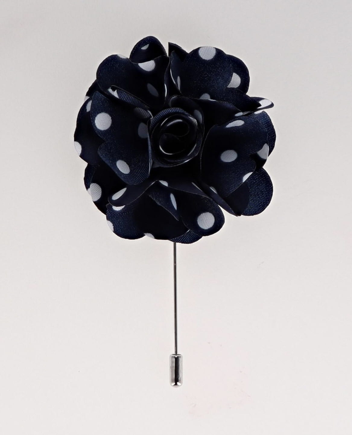 Vittorio Vico Unisex Satin Stick Flower Lapel Pin