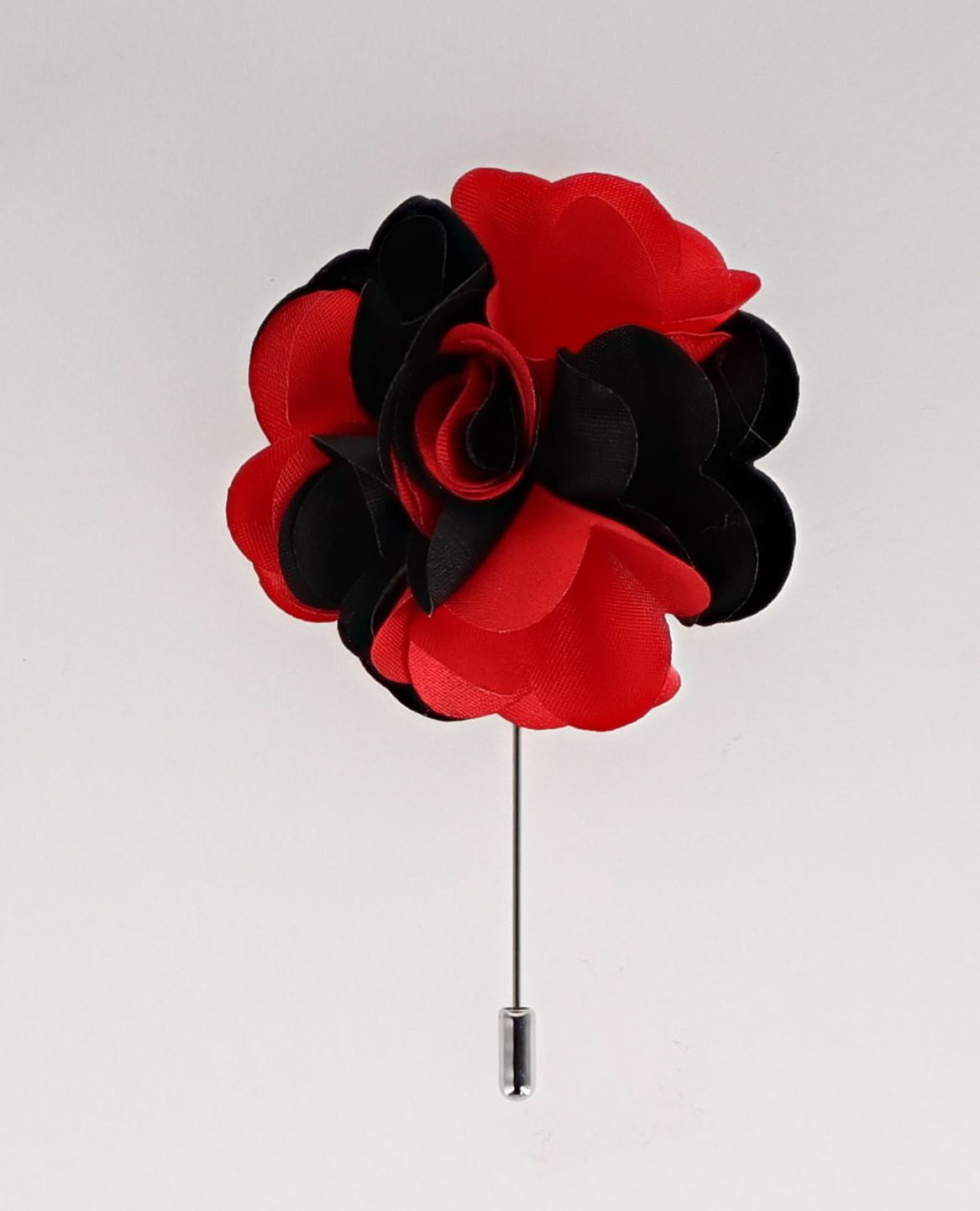 Vittorio Vico Unisex Satin Stick Flower Lapel Pin