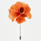 Vittorio Vico Unisex Satin Stick Flower Lapel Pin