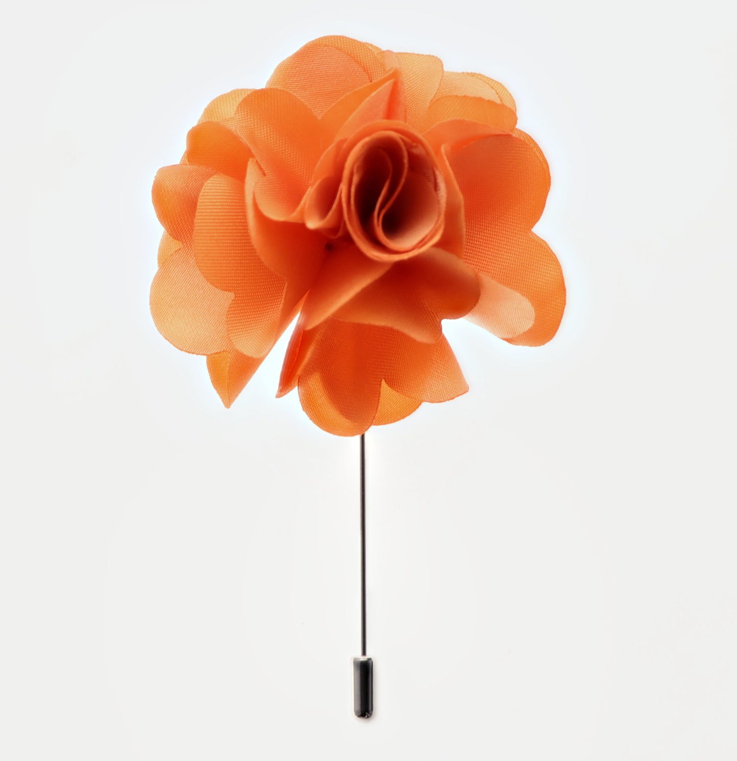 Vittorio Vico Unisex Satin Stick Flower Lapel Pin