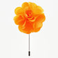 Vittorio Vico Unisex Satin Stick Flower Lapel Pin